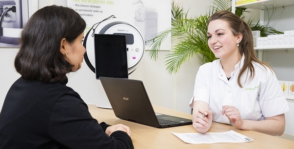 Benen laseren intake